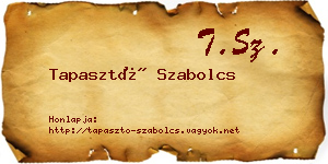Tapasztó Szabolcs névjegykártya